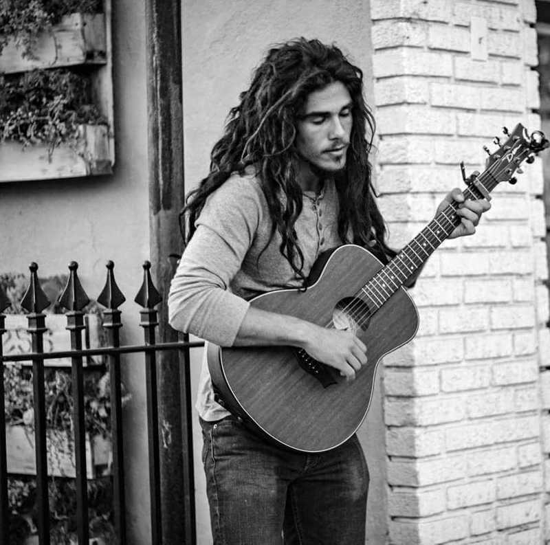 Cambo singing his heart out in Carlsbad, CA. photo credit: Annel Mathews Photography